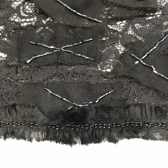 mi - tu black cropped lace jacket - Picture 3 of 8